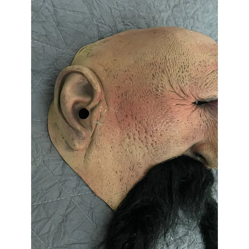Don Post Studios Vintage Mask - 1 One Eye Bald Man with Mustache - 1999 2000